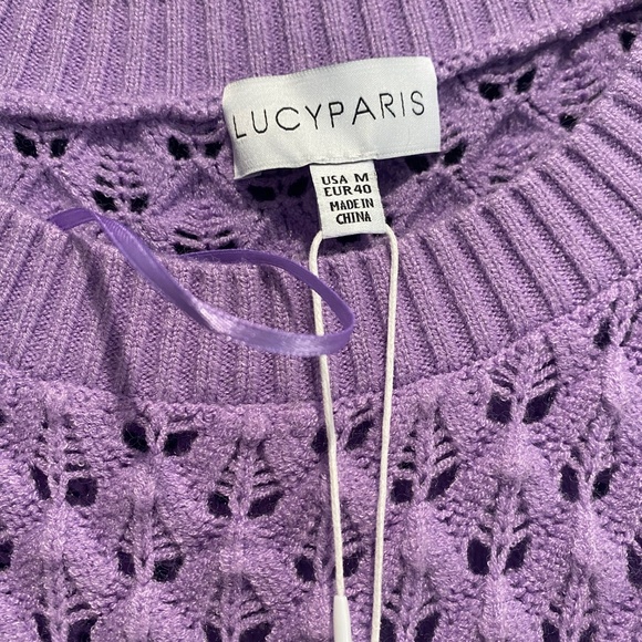 NWT- Lucy Paris Parker Sweater - Picture 8 of 9